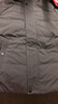 北极绒（Bejirog）羽绒服男中老年人加厚连帽爸爸冬装中年男士外套大码宽松爷爷衣服 中款-灰色 2XL (建议140-155斤) 实拍图