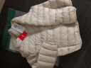 鸭鸭（YAYA）轻薄羽绒服女短款立领薄款秋保暖外套K 米白色 XL/170 晒单实拍图