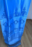 环悦 哈达藏族蒙古族饰品5排提花八吉祥图真丝哈达2.4米*48cm5色 蓝色哈达 实拍图