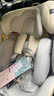Miber汽车儿童安全座椅婴儿宝宝0-4到12岁汽车用可坐可躺360度旋转车载 highline-lite云母白 实拍图