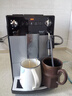 美乐家（melitta）意式咖啡机全自动四代F27咖啡机家用办公室欧洲原装进口德国精钢现磨静噪刀盘15Bar泵压家用咖啡机 静噪研磨绵密奶泡系统 F27银色 实拍图
