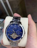 瑞士认证十大品牌手表男士机械表商务防水进口陀飞轮名牌男表专用 L3235.本色蓝面 实拍图