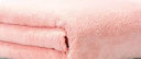 洁丽雅A类毛巾成人情侣柔软吸素色简约珊瑚绒浴巾男女家用速干裹巾 A类素雅浴巾-藕粉 360g 实拍图