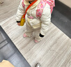 迷你巴拉女童轻薄三防羽绒服外套宝宝时尚撞色冬季儿童衣服 奶白10501 105 实拍图