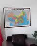 景誉澜珊2026年中国地图挂图家用客厅壁画世界地图书房办公室高清地理挂画 中国地图 实木带框100*70cm 实拍图