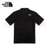 北面（The North Face）POLO衫男款短袖速干t恤简约休闲商务半袖透气春夏上新 黑色 3XL /190 实拍图