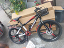 百士盾儿童自行车山地单车6-16岁以上学生减震双碟刹越野中小男女孩赛车 奢华版7速【三刀轮】黑红色 24寸丨适身高140-165丨 实拍图