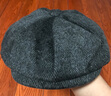 奇沛儿 贝雷帽男冬复古毛呢英伦画家帽男八角帽浴血黑帮帽子报童帽 黑色 M 标准码(55-58cm) 实拍图
