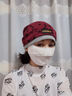 凯狄菲特帽子女新款春秋时尚包头帽休闲头巾帽舒适保暖套头月子帽 五星加边酒红 56-60cm 实拍图