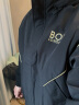 BOY LONDON秋季男女同款外套短款老鹰logo可拆帽宽松时尚保暖棉服N29006 黑色 XL 晒单实拍图