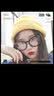 目丸网红时尚暗黑系堆堆帽子女毛线帽潮韩棉帽百搭冷帽月子针织帽秋冬 姜黄色 双面针织 55-60cm(有弹力) 实拍图