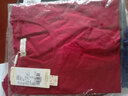 艾路丝婷夏装短袖T恤女上衣韩版修身圆领纯色棉体恤TX3361 酒红色 170/92A/XL 实拍图