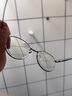 蔡司（ZEISS）镜片近视眼镜框男超轻纯钛大框眼镜架可配度数防蓝光散光变色眼睛 简约大框 银色 镜架 实拍图