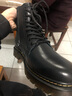 百丽（Belle）潮搭马丁靴男冬季商场同款真皮英伦风休闲靴加绒92267DD0 黑绒里(8孔) 38 (240mm) 实拍图