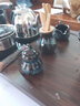 唐丰 整套功夫茶具套装家用茶盘一体茶台茶海茶杯盖碗电热磁炉四合一 双龙戏珠茶盘+沙金龙壶 14头 实拍图