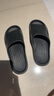 安尚芬凉拖鞋女士夏季新款室内外穿舒适轻盈情侣浴室防滑洗澡凉鞋男款 黑色 40-41 适合39-40 实拍图