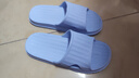 美人桥拖鞋情侣款男女舒适居家柔软轻便室内一字型凉拖浴室洗澡拖883 青兰（女款） 35 实拍图
