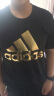 阿迪达斯 （adidas）短袖男装 2024夏季新款户外跑步运动服圆领舒适透气休闲上衣T恤衫 黑色/纯棉亲肤/透气 XL 实拍图