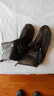 骑安高筒防水加厚耐磨男女摩托成人骑行防滑雨靴套户外便携式防雨鞋套 茶色 XL 38-39 实拍图