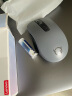联想(Lenovo) 无线蓝牙双模鼠标 蓝牙5.0/3.0 便携办公 人体工程学 轻音 小新M1双模灰色 实拍图