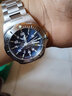 野狼手表緑水鬼男士全自动机械表防水氚气夜光运动军事风格男表V1019 本色蓝面款-绿光 实拍图