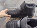 回力棉鞋男冬季老人鞋保暖高帮棉靴加绒加厚男女雪地靴轻便防滑爸爸鞋 黑色（男款）脚宽建议拍大一尺码 42 实拍图