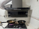 好太太亿美【免费上门安装】抽油烟机家用 顶侧双吸厨房大吸力新款吸油机免拆洗7字型抽油烟机 【天然气】触屏款烟机+5.2kw猛火灶丨烟灶套装 实拍图