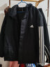 阿迪达斯棉服男装 25冬季新款运动健身跑步梭织连帽夹克保暖舒适加厚外套 黑色新款大棉服/主推 2XL 实拍图
