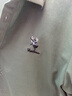 皮尔卡丹（pierre cardin）【5万+已加购】高端长袖t恤男士中年商务休闲上衣宽松翻领polo 衫 6618薄荷绿【冰凉透气不起球】 XL 175建议130-150斤 实拍图