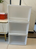 爱丽思（IRIS）【买3免1】爱丽思收纳箱可叠加塑料抽屉式收纳箱储物箱内衣收纳盒 37L 白色BC-450 实拍图