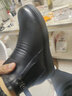 富贵鸟（FUGUINIAO）冬季短靴女雪地靴真皮羊皮毛一体中老年人妈妈棉鞋女高帮靴子女鞋 FG409黑色[羊毛保暖] 37 脚肥脚宽买大一码 实拍图