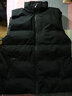 左斯客棉衣马甲男2024秋冬新款棉马甲男士立领大码坎肩韩版修身马甲男潮 黑色 5XL 实拍图