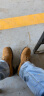 强人3515经典大头棉鞋 保暖羊毛男靴工装鞋户外劳保鞋DTC-09 黄色 40 实拍图