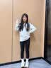 猫人2026新款纯棉长袖白色T恤女士内搭上衣大码情侣百搭春夏季打底衫 实拍图