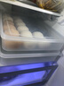 爱丽思（IRIS）鸡蛋盒冰箱鸡蛋收纳盒家用鸡蛋储物盒冰箱保鲜盒厨房蛋架托装丝 单层沥水冰箱盒 特大号 实拍图