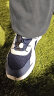 乔丹（QIAODAN）男童鞋春秋款大童软底鞋皮网青少年跑步鞋-沉静蓝/牧舟蓝-39 实拍图