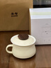三旬玻璃茶杯茶水分离杯子男士办公室大容量带盖过滤泡茶水杯 远山(透明)玻璃茶杯【橡木】 实拍图