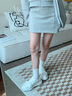 MIO宋亚轩李昀锐同款米奥小白休闲鞋厚底板鞋运动情侣溶解女鞋老爹鞋 白色 37 实拍图