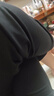 逸阳春季休闲款女高腰显瘦黑色喇叭裤子舒适透气 黑色 30 （131-140斤） 实拍图