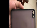 乔致 苹果7手机壳iPhone7磨砂壳ip8肤感撞色保护套iPhone8防摔平果七全包边苹果八拼色潮 iPhone7/8【经典黑】肤感磨砂壳 实拍图