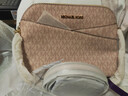MICHAEL KORS【奢礼传情】 MK女士优雅时尚单肩斜挎包贝壳包 PVC配皮香草配粉色35F1GTVC 实拍图