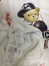 Classic Teddy儿童短袖男童T恤女童上衣夏季新款童装宝宝衣服半袖夏装1 棒球帽子熊同色插肩杏黄 90 实拍图
