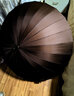 莫兰迪 雨伞24骨超大男士商务长柄晴雨伞加大加固直杆防风伞男女通用 咖啡色24骨 实拍图
