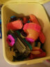 纽奇 儿童积木玩具感统软鬃毛积木拼插108件套桶装趣味拼插软胶质玩具 实拍图