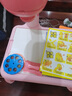 赟娅儿童智能投影绘画桌画画玩具早教男孩女孩长颈鹿画板幼儿涂鸦板 粉色小鹿72图案【充电套装】 实拍图