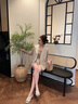 NicoleJolie黑西装马甲女春夏季新款韩版时尚潮流坎肩小个子马夹上衣外套 米白色 M （建议110斤-125斤） 实拍图