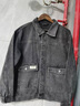 杉则水洗牛仔外套男春秋季复古宽松牛仔衣韩版工装牛仔夹克男帅气上衣 301蓝色 M 【110-130斤】尺码偏大 实拍图