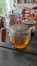 贞喜气公道杯玻璃分茶器大容量分茶杯高硼硅泡茶杯子带把绿茶壶日式茶具 木把公道杯【荷花】380ml 晒单实拍图