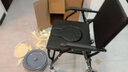 衡互邦 坐便椅可折叠孕妇座便器移动马桶加厚中老年椅子老人坐厕椅 【高档带轮款】灰色透气款 实拍图