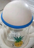 杯具熊（BEDDYBEAR）双层玻璃杯家用男女茶水分离带手柄办公室泡茶杯花茶杯子防烫手 大菠萝双层玻璃杯320ml 实拍图